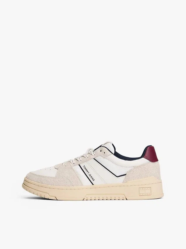 Tommy Jeans -mokkanahkaiset cupsole-lenkkarit Tommy Jeans -mokkanahkaiset cupsole-lenkkarit