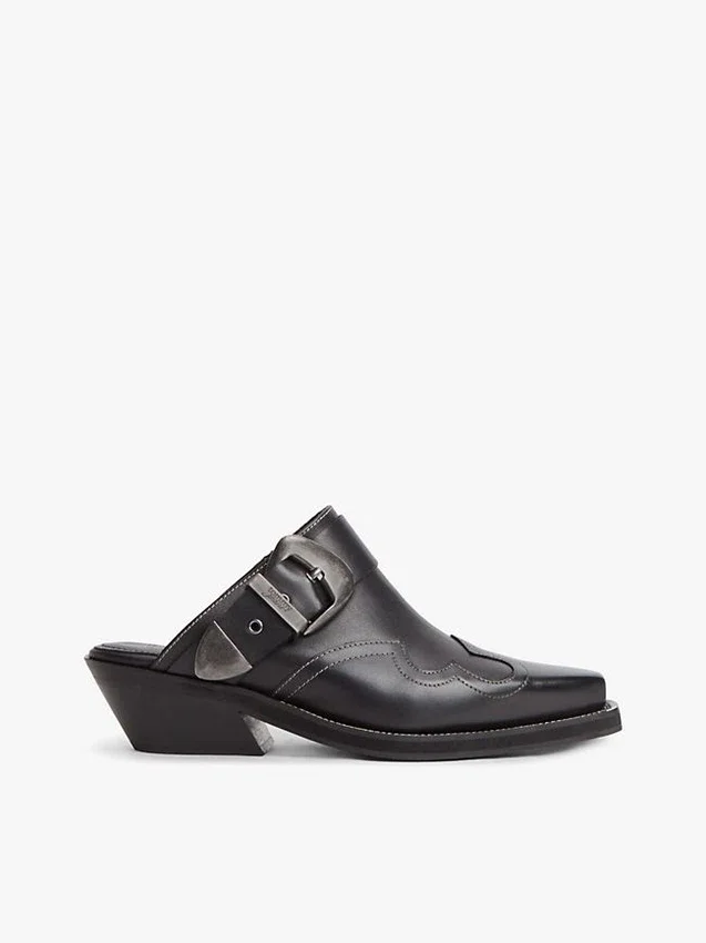 Tommy Jeans -nahkaiset western-mules Tommy Jeans -nahkaiset western-mules