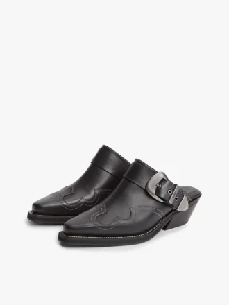Tommy Jeans -nahkaiset western-mules