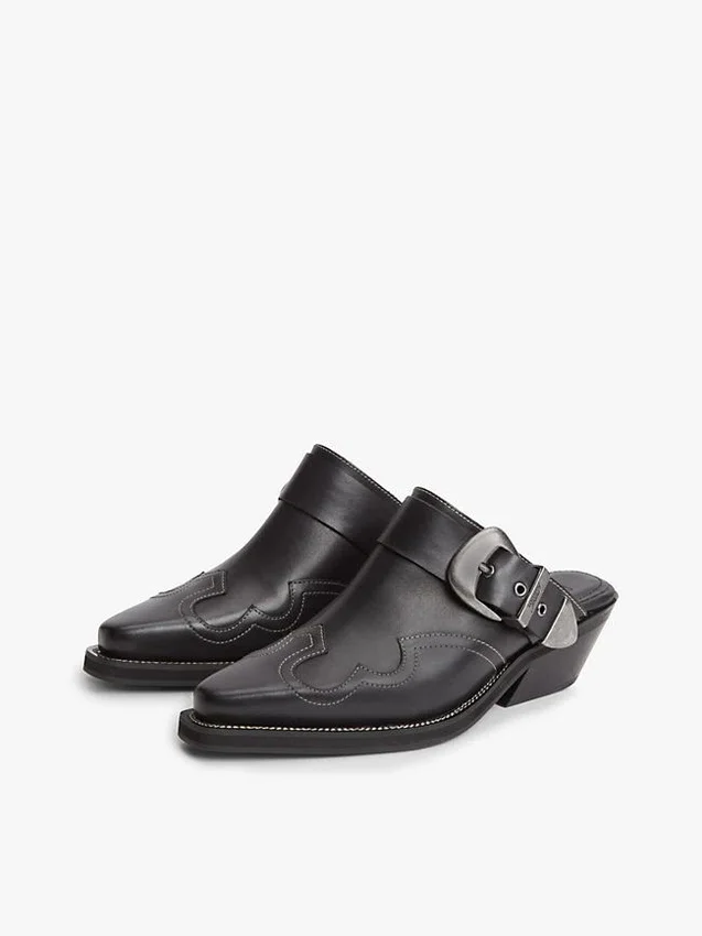Tommy Jeans -nahkaiset western-mules Tommy Jeans -nahkaiset western-mules