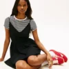 Tommy Jeans -pellavaseos skater-mekko