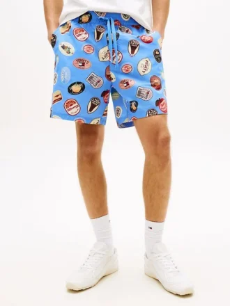 Tommy Jeans -printtipaidat Shortsit
