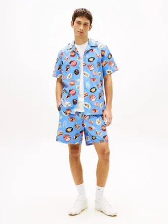 Tommy Jeans -printtipaidat Shortsit