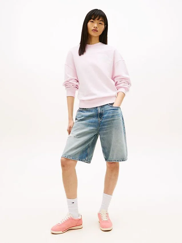 Tommy Jeans Puff Print Boxy -huppari Tommy Jeans Puff Print Boxy -huppari