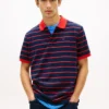 Tommy Jeans Regular Fit -raidallinen poolopaita Tommy Jeans Regular Fit -raidallinen poolopaita