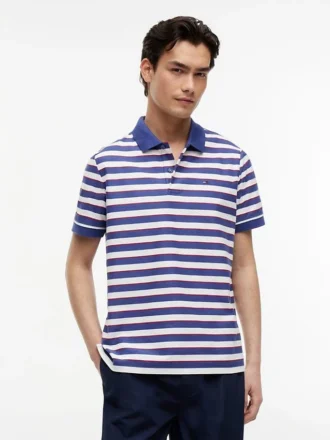 Tommy Jeans Regular Fit -raidallinen poolopaita