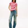 Tommy Jeans Regular Fit Stripe T-paita Tommy Jeans Regular Fit Stripe T-paita