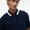 Tommy Jeans Relaxed Quarter-Zip Polo Tommy Jeans Relaxed Quarter-Zip Polo