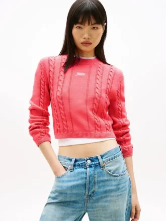 Tommy Jeans Script -neulepusero