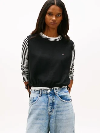 Tommy Jeans -sivusidottu pellavaseospaita