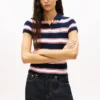 Tommy Jeans Slim Fit Rib-Knit Polo Tommy Jeans Slim Fit Rib-Knit Polo