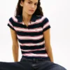 Tommy Jeans Slim Fit Rib-Knit Polo Tommy Jeans Slim Fit Rib-Knit Polo