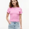 Tommy Jeans Slim Fit Shirred T-paita Tommy Jeans Slim Fit Shirred T-paita
