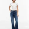 Tommy Jeans Slim Fit Shirred T-paita Tommy Jeans Slim Fit Shirred T-paita