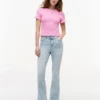 Tommy Jeans Slim Fit Shirred T-paita Tommy Jeans Slim Fit Shirred T-paita