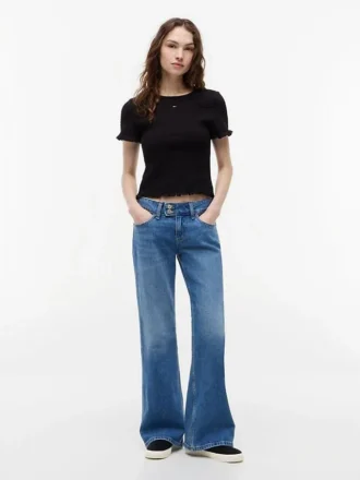 Tommy Jeans Slim Fit Shirred T-paita