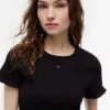 Tommy Jeans Slim Fit Shirred T-paita Tommy Jeans Slim Fit Shirred T-paita