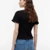 Tommy Jeans Slim Fit Shirred T-paita Tommy Jeans Slim Fit Shirred T-paita