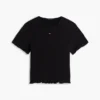 Tommy Jeans Slim Fit Shirred T-paita Tommy Jeans Slim Fit Shirred T-paita