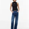 Tommy Jeans Slim Fit -tankkitoppi, korkea kaulus Tommy Jeans Slim Fit -tankkitoppi, korkea kaulus