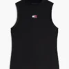 Tommy Jeans Slim Fit -tankkitoppi, korkea kaulus Tommy Jeans Slim Fit -tankkitoppi, korkea kaulus