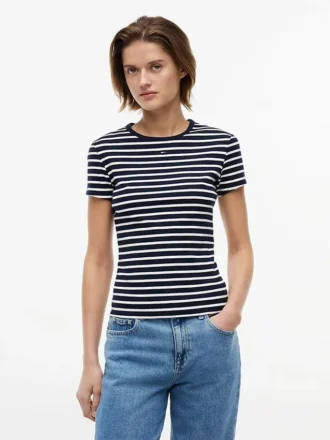 Tommy Jeans Slim Stretch Ribbed T-paita