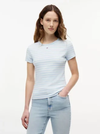 Tommy Jeans Slim Stretch Ribbed T-paita