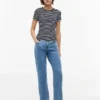 Tommy Jeans Slim Stretch Ribbed T-paita Tommy Jeans Slim Stretch Ribbed T-paita
