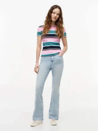Tommy Jeans Slim Stretch Ribbed T-paita