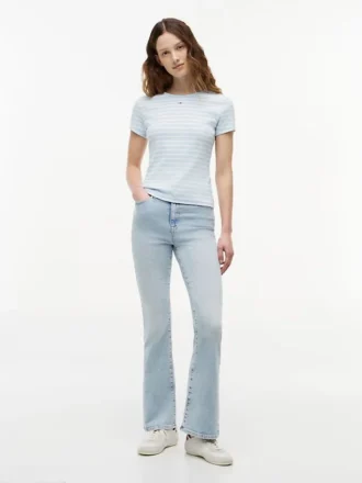 Tommy Jeans Slim Stretch Ribbed T-paita