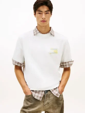 Tommy Jeans Spray Paint Bubble -T-paita