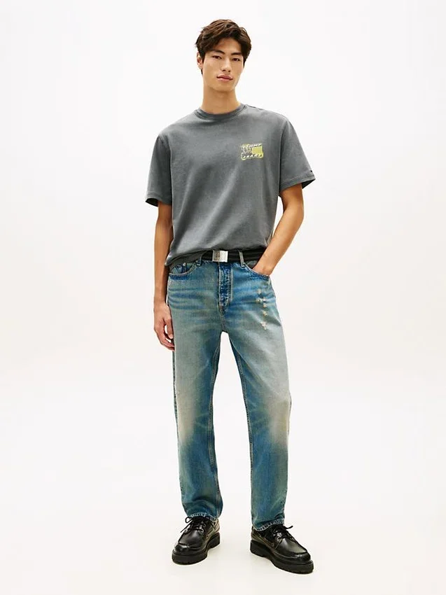 Tommy Jeans Spray Paint Bubble -T-paita Tommy Jeans Spray Paint Bubble -T-paita