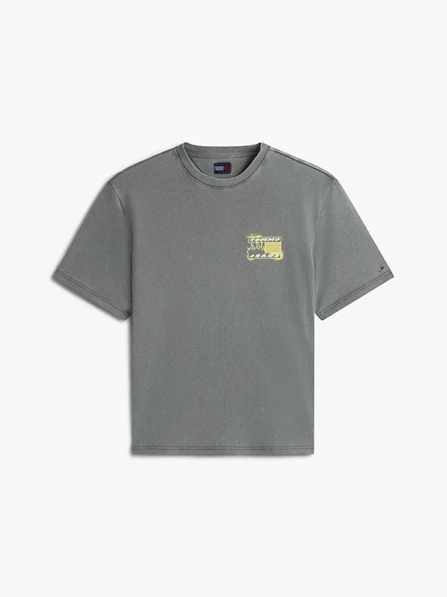 Tommy Jeans Spray Paint Bubble -T-paita Tommy Jeans Spray Paint Bubble -T-paita