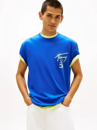 Tommy Jeans Spray Paint Logo T-paita