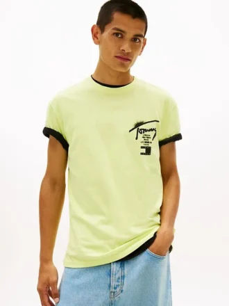 Tommy Jeans Spray Paint Logo T-paita