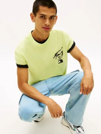 Tommy Jeans Spray Paint Logo T-paita