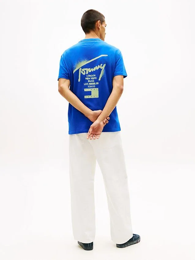 Tommy Jeans Spray Paint Logo T-paita Tommy Jeans Spray Paint Logo T-paita