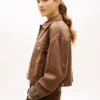 Tommy Jeans -vaatevärjätty kangastakki Tommy Jeans -vaatevärjätty kangastakki