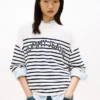 Tommy Jeans Varsity Logo Stripe -villapaita Tommy Jeans Varsity Logo Stripe -villapaita