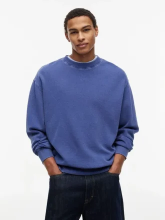 Tommy Jeans -vohvelikuvioinen collegepaita