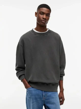 Tommy Jeans -vohvelikuvioinen collegepaita