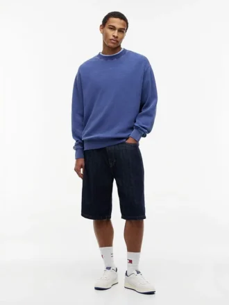 Tommy Jeans -vohvelikuvioinen collegepaita