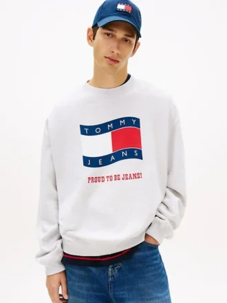 Tommy Jeans Wavy Flag Logo -huppari
