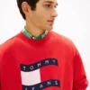Tommy Jeans Wavy Flag Logo -huppari Tommy Jeans Wavy Flag Logo -huppari