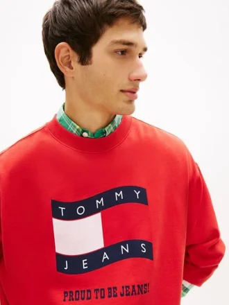Tommy Jeans Wavy Flag Logo -huppari