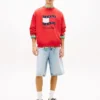 Tommy Jeans Wavy Flag Logo -huppari Tommy Jeans Wavy Flag Logo -huppari
