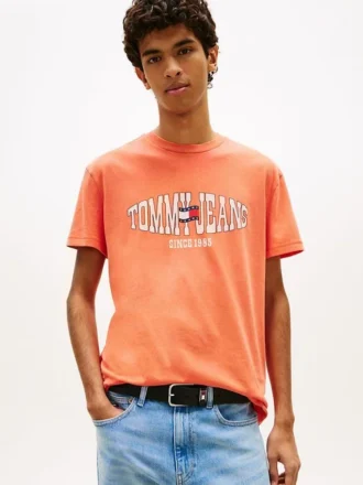 Tommy Jeans Wavy Flag Logo T-paita