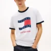 Tommy Jeans Wavy Flag Ringer T-paita