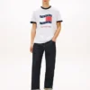 Tommy Jeans Wavy Flag Ringer T-paita