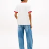 Tommy Jeans Wavy Flag Ringer -T-paita Tommy Jeans Wavy Flag Ringer -T-paita